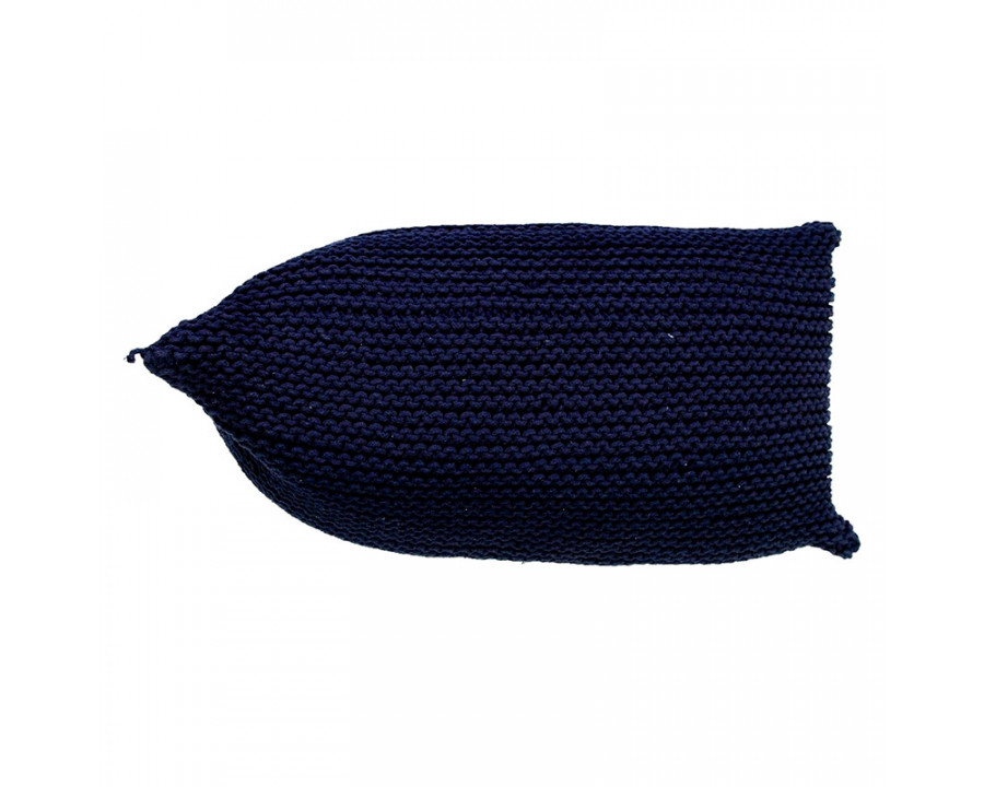 GFURN Handmade Knitted Beanbag - Navy Blue