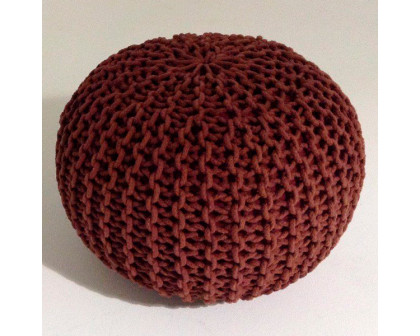 GFURN - Handmade Round Knitted Pouf