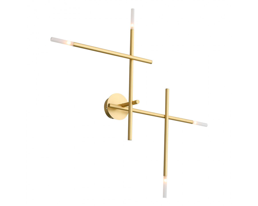 GFURN - Cajsa Barre Led Wall Lamp in Gold