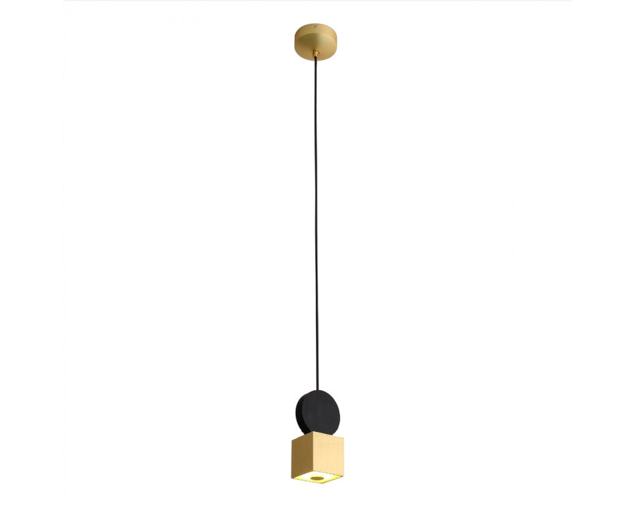 GFURN Synnove Pendant Lamp - Gold, Cube