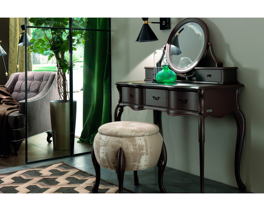 Giorgio Casa Valpolicella Dressing Table With 5 Drawers - Moka