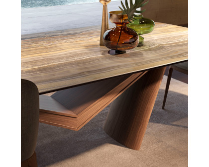 Giorgio Casa Atico Dardo Doppio Table With Fixed Shaped Top - 180 cm