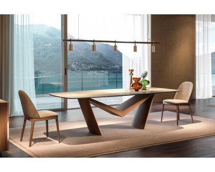 Giorgio Casa Atico Dardo Doppio Table With Fixed Shaped Top - 180 cm