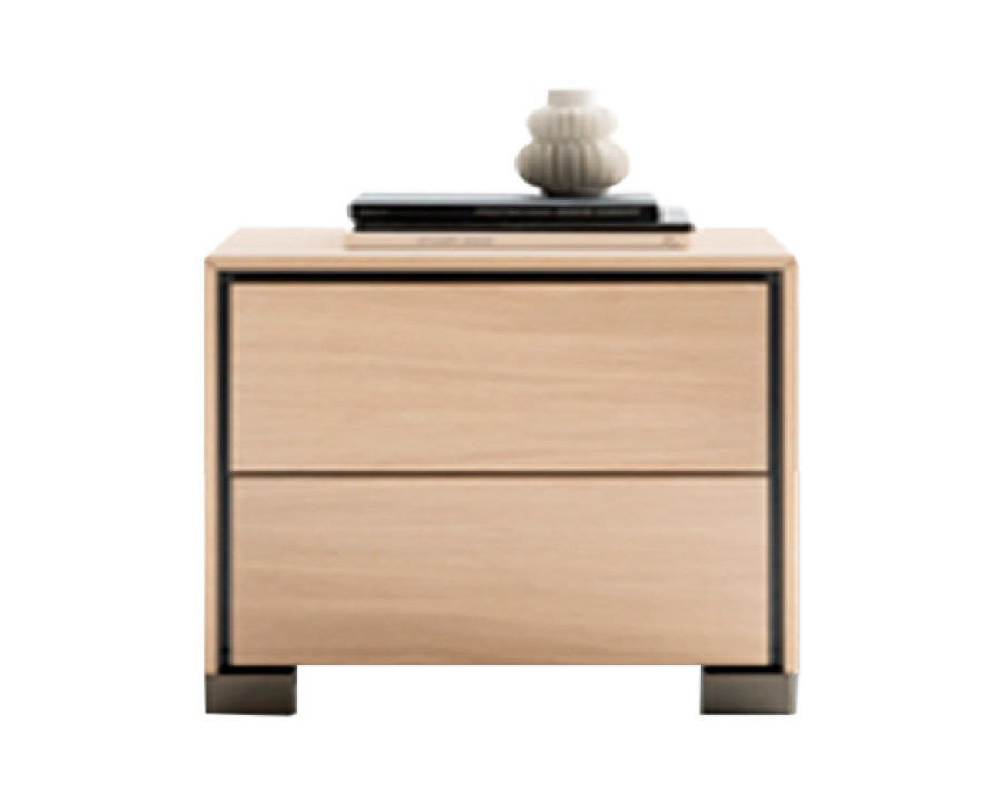 Giorgio Casa - Atico Eride Night Table With Sides, Top And Drawer Front Oak