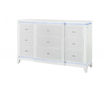 GF™ - Alina White Dresser With Led