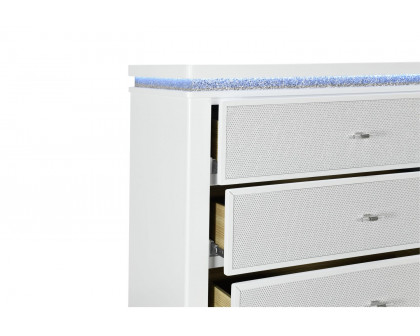 GF™ - Alina White Dresser With Led