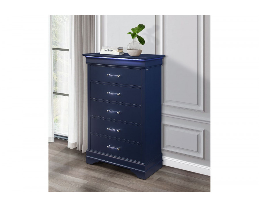 GF Charlie Blue Chest With Led