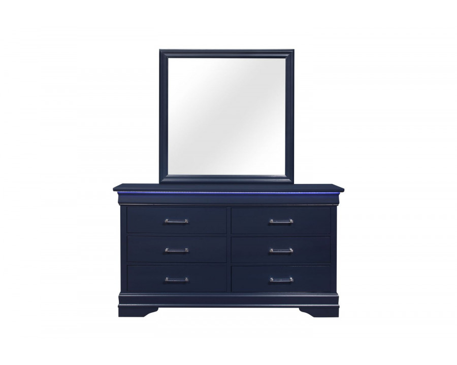 GF Charlie Blue Dresser With Led