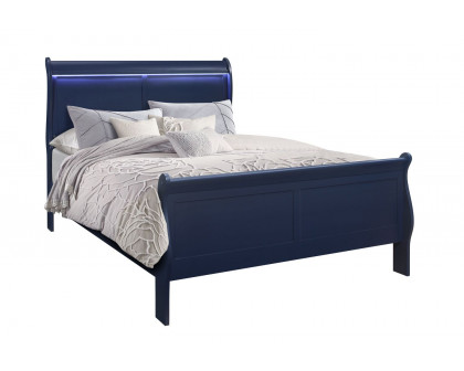 GF Charlie Blue Bed With Led