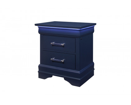 GF - Charlie Blue Nightstand With Led