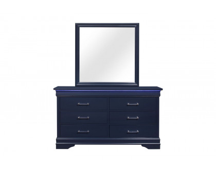 GF - Charlie Blue Charlie Blue Twin Bed, Dresser, Mirror & Nightstand