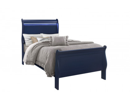 GF Charlie Blue Charlie Blue Twin Bed With Led