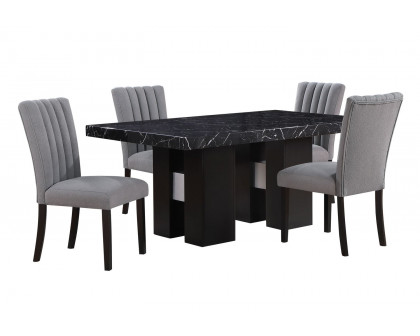 GF - D03Dt + D8685DC Dining Table + 4 Dining Chair