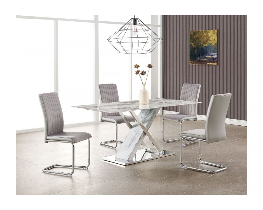 GF - D1274DT + D4957DC Dining Table + 4 Dining Chair