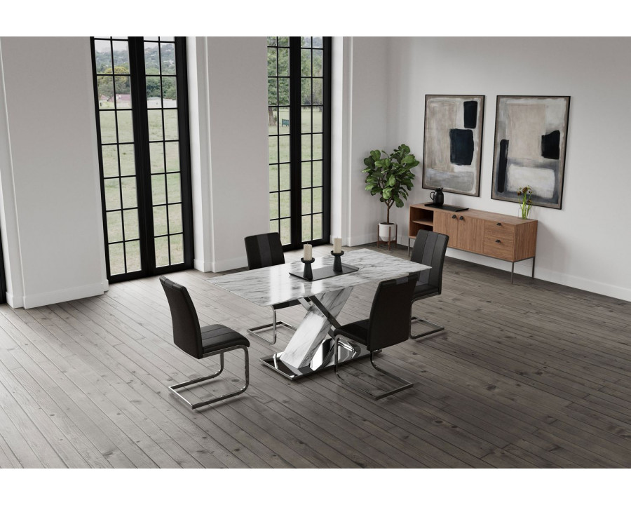 GF D1274DT + D915DC Dining Table + 4 Dining Chair