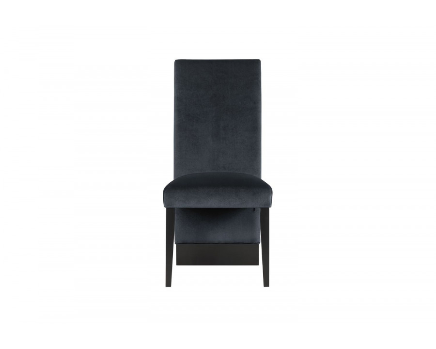 GF - D12DC Black Dining Chair Kit Of 2