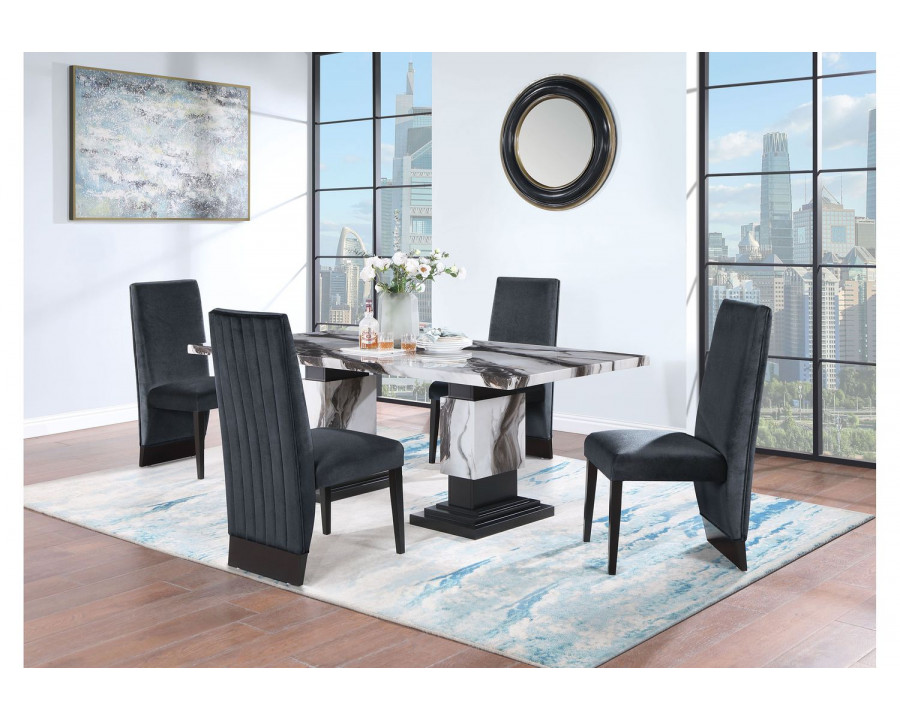 GF - D12DT + D12DC D12 Dining Table + 4 D12 Dining Chair