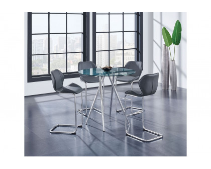 GF D1446BS Gray Bar Stool