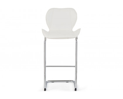 GF D1446BS White Bar Stool