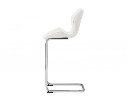 GF D1446BS White Bar Stool