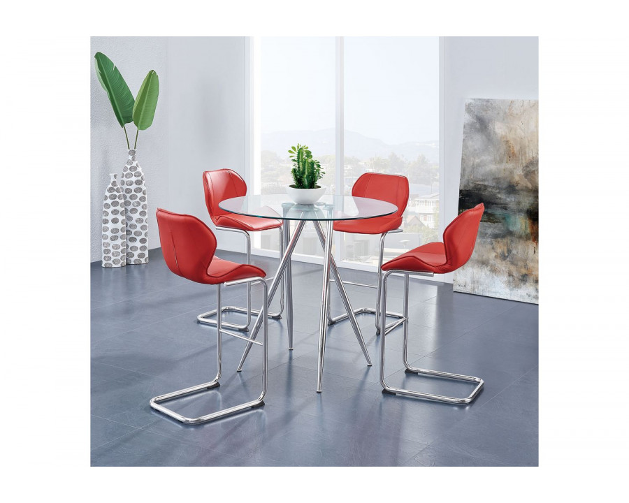 GF D1503BT + D1446BS-R Bar Table + 4 Bar Stools