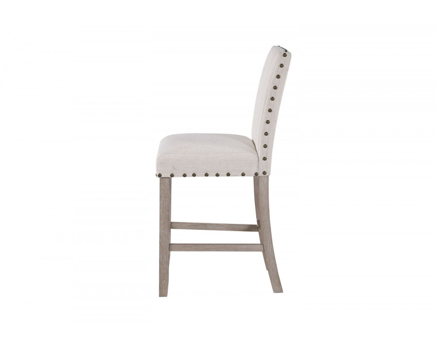 GF D1622BS White Bar Stool