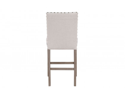 GF D1622BS White Bar Stool