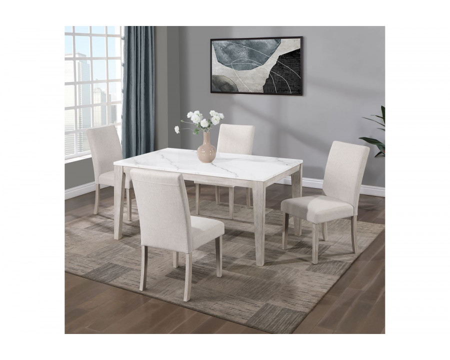 GF - D2022DT + D2023DC Dining Table and 4 Dining Chairs