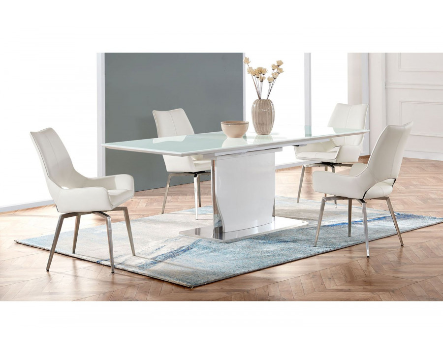 GF D2279DT + D4878NDC-WH Dining Table + 4 Dining Chair