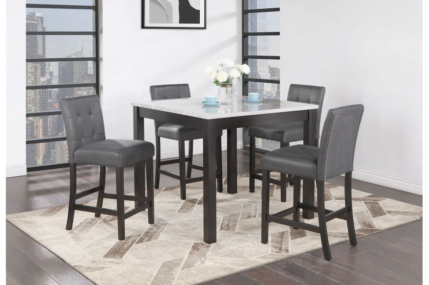 GF™ - D4052BT + 4 BS Bar Table With 4 Bar Stools