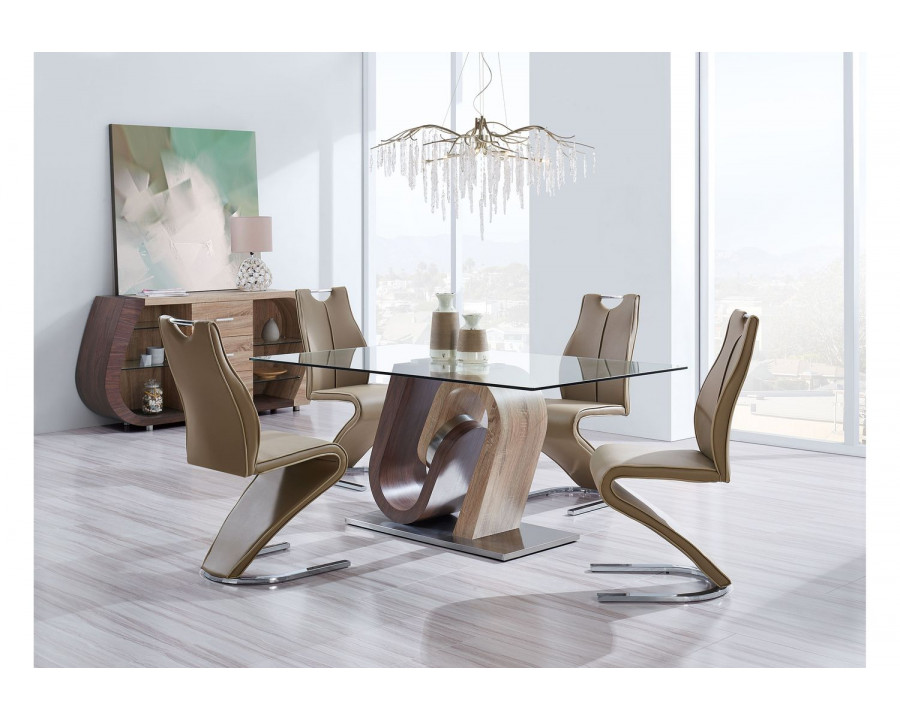 GF - D4126NDT + D4126NDC-1 Dining Table + 4 Dining Chair