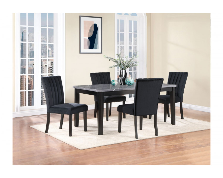 GF - D8685DT + D8685DC 5pc Dining Table + 4 Dining Chair