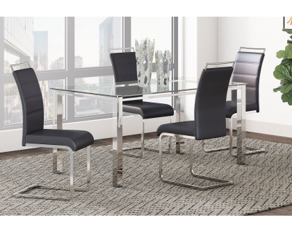 GF D9121DC BLK Dining Chair