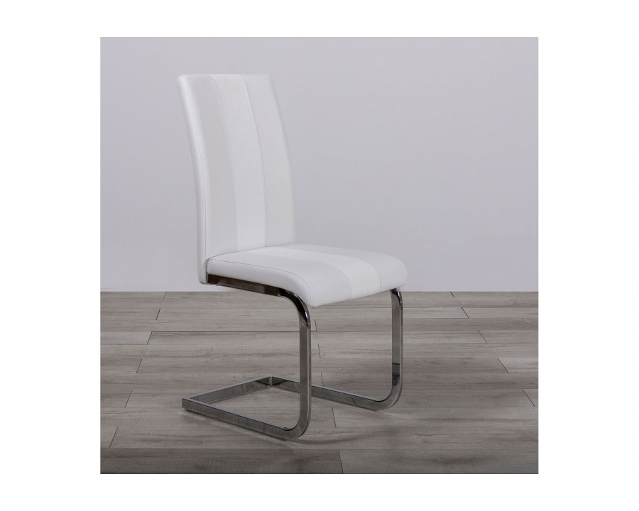 GF D915DC White Dining Chair