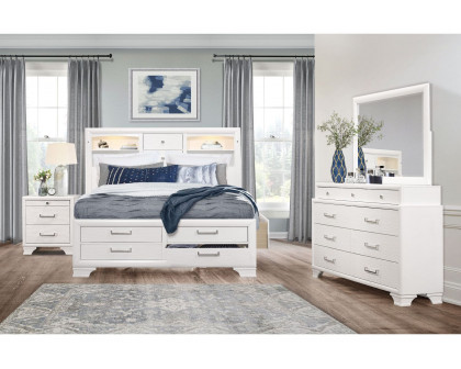 GF Jordyn White King Bed Group