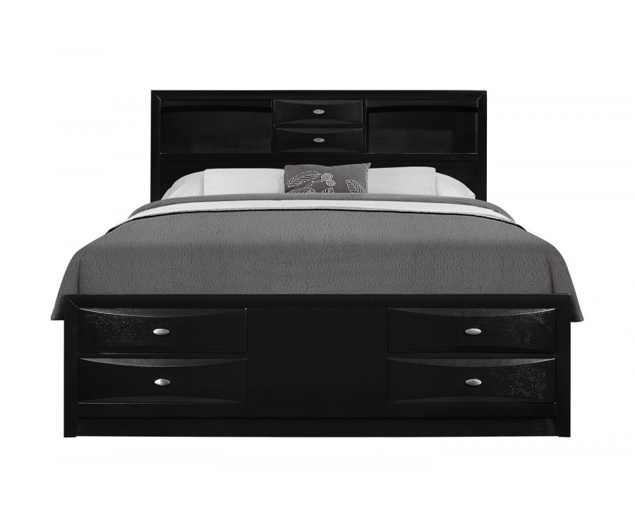 GF Linda Black King Bed