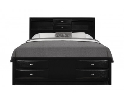 GF Linda Black Queen Bed Group