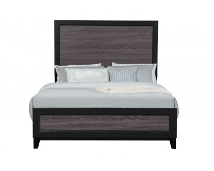 GF Lisbon Gray/Black Queen Bed Group