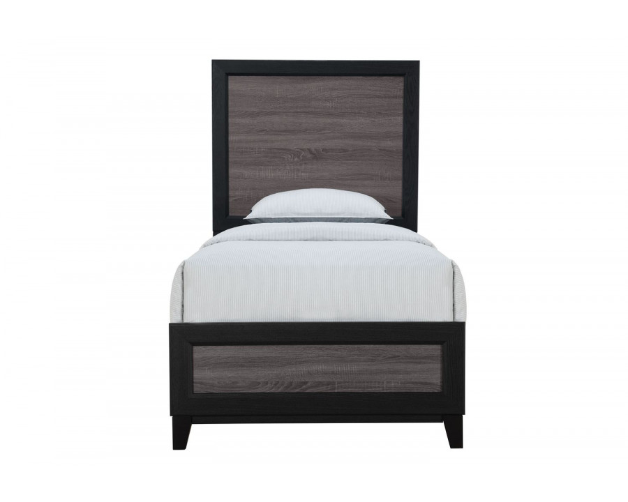 GF Lisbon Gray/Black Youth Twin Bed