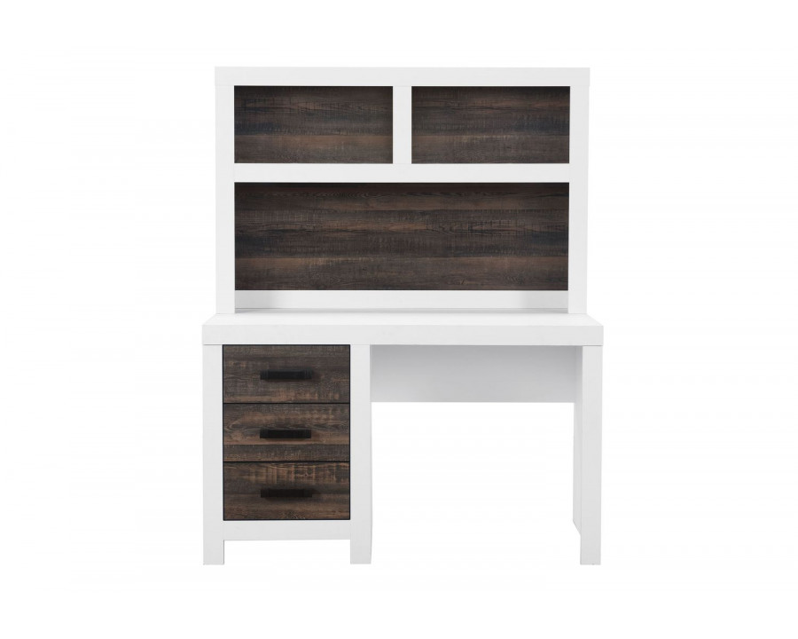 GF Lisbon Oak/White Youth Desk