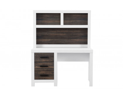 GF Lisbon Oak/White Youth Desk