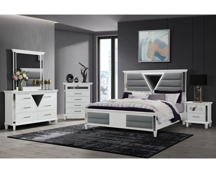 GF Marco Bed Group With 3d Led Mirror