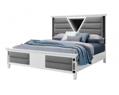 GF Marco King Bed With Led 3d Mirror