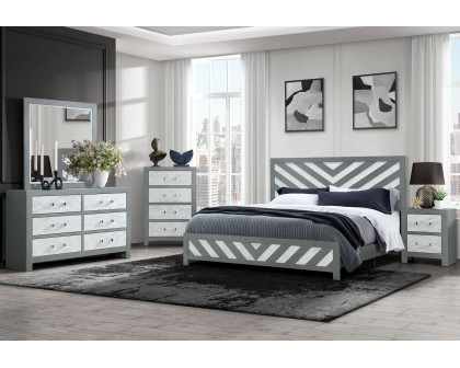 GF Micah Gray Queen Bed