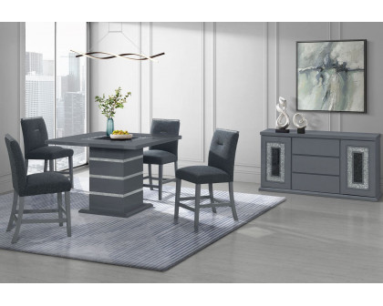 GF™ Monaco Dark Gray Bar Table Bar Table