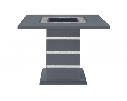 GF™ Monaco Dark Gray Bar Table Bar Table + 4 Bar Stools