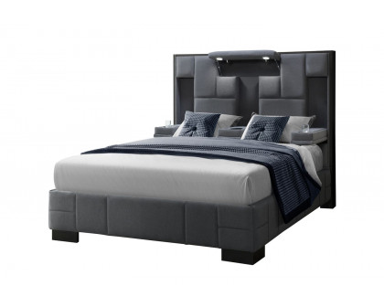 GF Oscar Dark Gray 8 Queen Bed