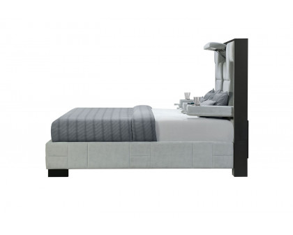 GF Oscar Light Gray Queen Bed