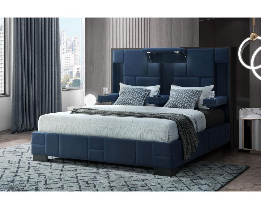 GF Oscar Navy Blue King Bed