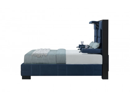 GF Oscar Navy Blue Queen Bed